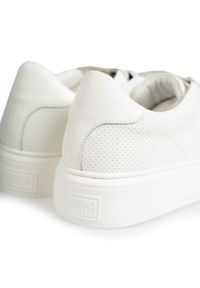 Baldinini Sneakersy | 096385XNANE909000BBX | Mężczyzna | Biały. Kolor: biały. Materiał: skóra. Wzór: aplikacja #6