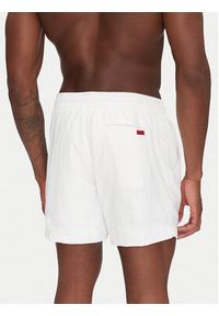 Hugo - HUGO Szorty kąpielowe Dominica 50493450 Biały Regular Fit. Kolor: biały. Materiał: syntetyk #4