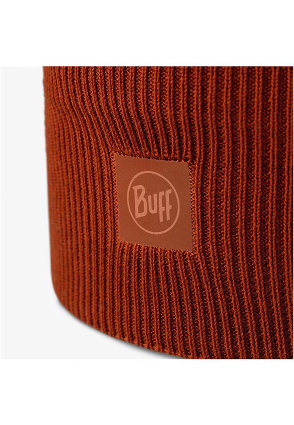 Buff - Opaska na głowę BUFF Crossknit Headband Solid. Kolor: brązowy