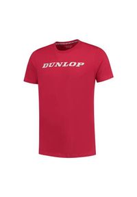 DUNLOP - Koszulka sportowa męska Dunlop Essentials Tee. Kolor: czerwony. Sport: tenis #1