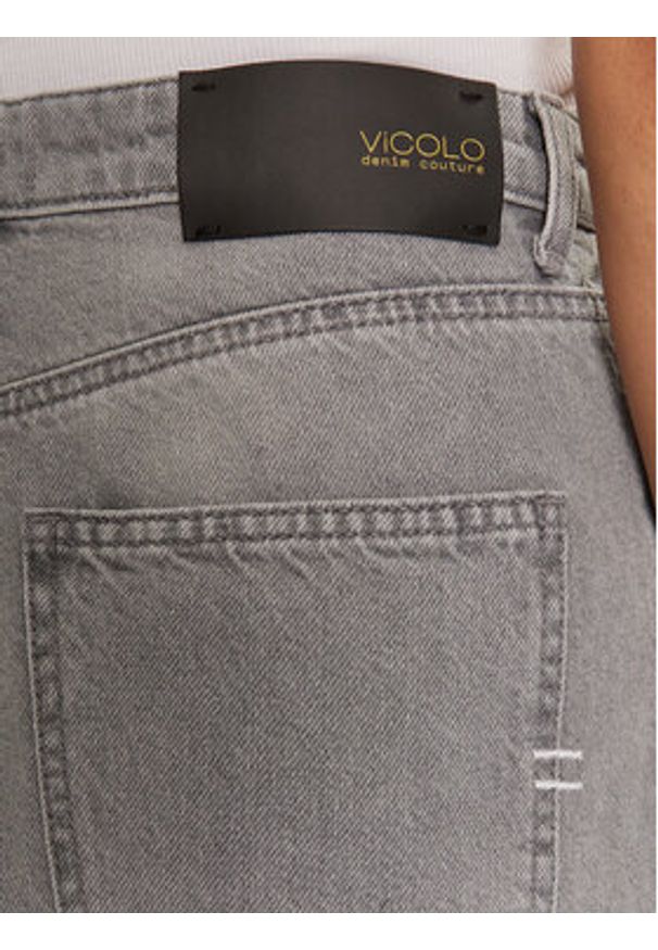 ViCOLO Jeansy DS0015 Szary Regular Fit. Kolor: szary