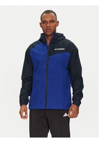 Adidas - adidas Kurtka outdoor Terrex Multi 2L RAIN.RDY JD8353 Niebieski Regular Fit. Kolor: niebieski. Materiał: syntetyk. Sport: outdoor