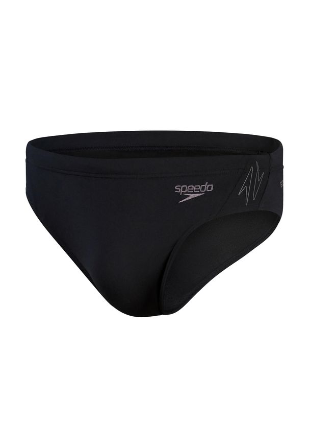Slipy kąpielowe męskie Speedo Hyper Boom Splice Brief. Kolor: czarny, szary, wielokolorowy. Materiał: lycra, poliester