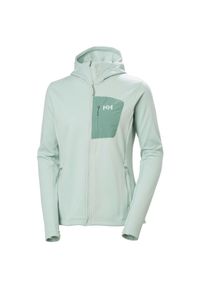 Bluza damska z kapturem Helly Hansen Versalite. Typ kołnierza: kaptur. Kolor: zielony. Materiał: polar #1