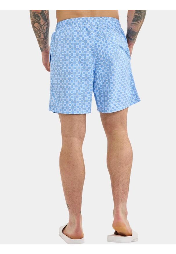Kąpielówki męskie Nautica Penryn 6". Okazja: na plażę. Kolor: niebieski. Styl: klasyczny, sportowy