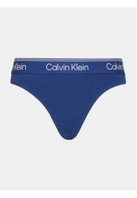 Calvin Klein Underwear Stringi 000QF7188E Granatowy. Kolor: niebieski. Materiał: bawełna #3