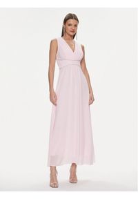 Rinascimento Sukienka wieczorowa CFC0117736003 Różowy Regular Fit. Kolor: różowy. Materiał: syntetyk. Styl: wizytowy