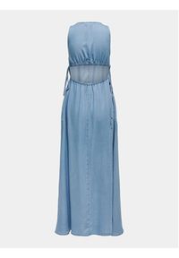 only - ONLY Sukienka letnia Brighton 15318546 Niebieski Loose Fit. Kolor: niebieski. Materiał: wiskoza. Sezon: lato #7