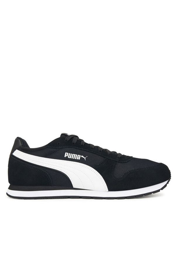 Puma Sneakersy 401622 01 Czarny. Kolor: czarny. Materiał: skóra, zamsz