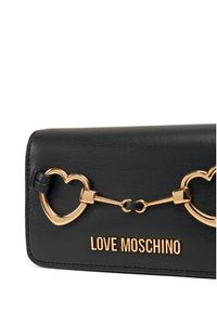 Love Moschino - LOVE MOSCHINO Torebka JC5643PP1MLB0000 Czarny. Kolor: czarny. Materiał: skórzane