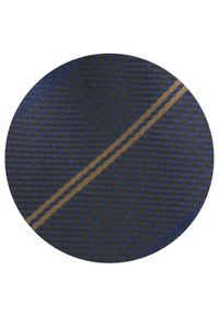Krawat Męski - Angelo di Monti - Granat, Drobne Prążki. Kolor: niebieski. Materiał: tkanina. Wzór: prążki. Styl: elegancki, wizytowy #2