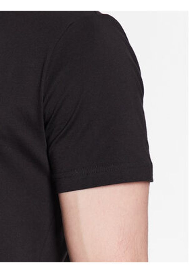 EA7 Emporio Armani T-Shirt 8NPT51 PJM9Z 1200 Czarny Regular Fit. Kolor: czarny. Materiał: bawełna