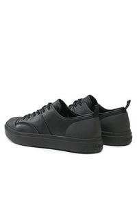 Calvin Klein Trampki Low Top Lace Up Lth HM0HM01045 Czarny. Kolor: czarny. Materiał: skóra #7