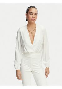 Elisabetta Franchi Body CB-007-62E2-V420 Biały Regular Fit. Kolor: biały. Materiał: wiskoza #1