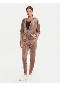 DKNY Sport Spodnie dresowe DP5P3710 Beżowy Regular Fit. Kolor: beżowy. Materiał: syntetyk #3
