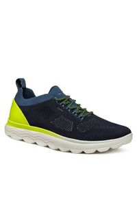 Geox Sneakersy U Spherica U55BYE 0009T C4502 Granatowy. Kolor: niebieski. Materiał: materiał