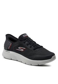 skechers - Skechers Sneakersy Go Walk Flex-New World 216505/BKOR Czarny. Kolor: czarny. Materiał: materiał, mesh #3