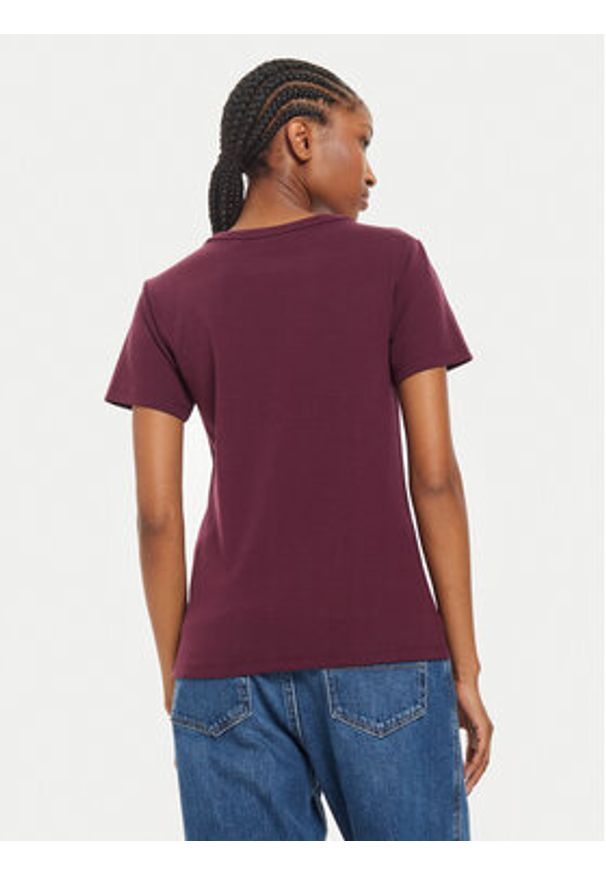Hugo T-Shirt Deloris 50512002 Fioletowy Regular Fit. Kolor: fioletowy. Materiał: bawełna
