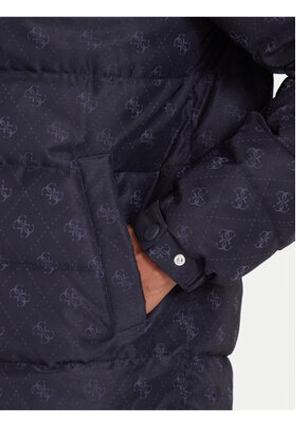 Guess Kurtka zimowa M5BL0B W2322 Granatowy Relaxed Fit. Kolor: niebieski. Materiał: syntetyk. Sezon: zima