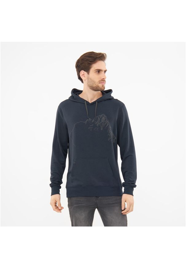 Viking - Bluza męska VIKING Panaka Hoodie Bamboo. Kolor: czarny