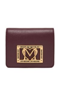 Love Moschino - Mały Portfel Damski LOVE MOSCHINO. Kolor: czerwony