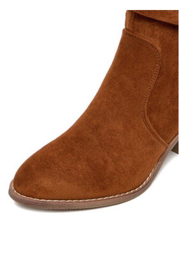 DeeZee Kozaki HX24012-1 Brązowy. Kolor: brązowy. Materiał: materiał