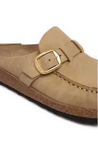 Birkenstock Klapki Buckley 1030443 Beżowy. Kolor: beżowy. Materiał: skóra #5