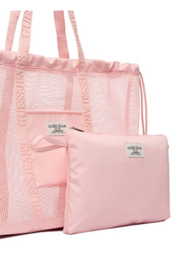 Guess Jeans Torebka WBEO-GUESS-M-003-09 Różowy. Kolor: różowy