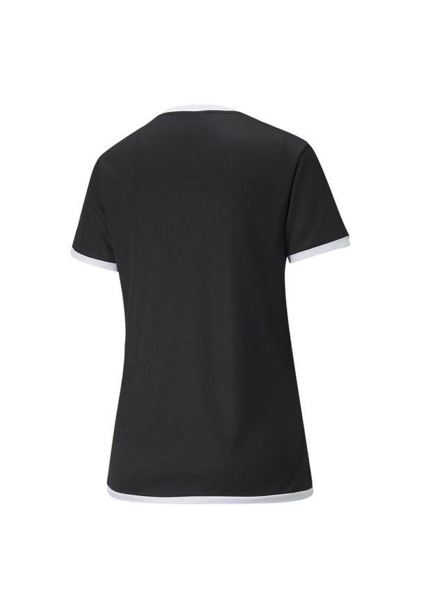 Puma - Damska koszulka piłkarska teamLIGA PUMA Black White. Kolor: czarny, biały, wielokolorowy. Sport: piłka nożna