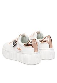 Karl Lagerfeld - KARL LAGERFELD Sneakersy KL42376T Biały. Kolor: biały. Materiał: skóra #4
