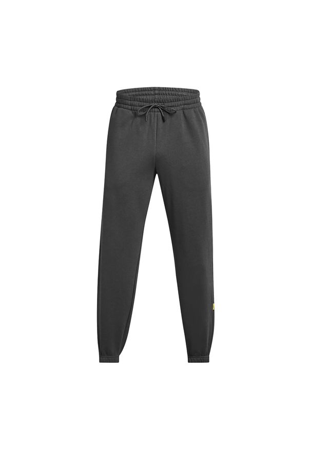 Spodnie męskie Under Armour Curry Splash Jogger. Kolor: szary. Sport: fitness