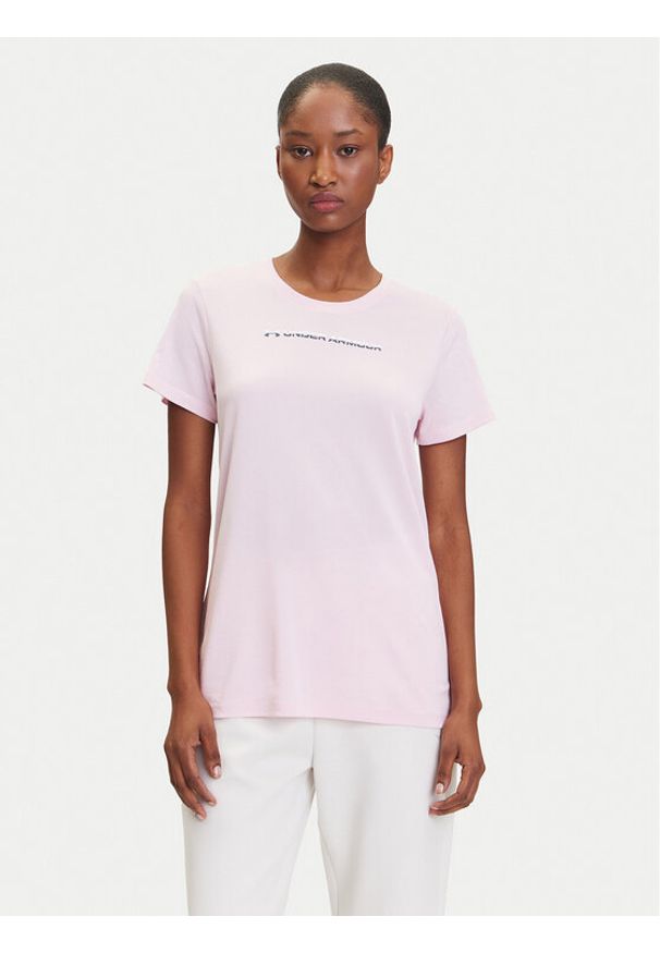 Under Armour Koszulka techniczna Tech Pth Graphic SSC 1389726 Różowy Regular Fit. Kolor: różowy. Materiał: syntetyk