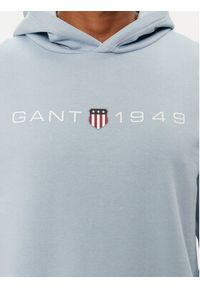 GANT - Gant Bluza Graphic 2003244 Błękitny Regular Fit. Kolor: niebieski. Materiał: bawełna