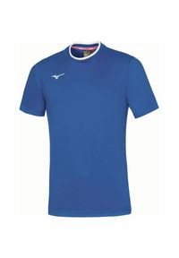 Koszulka Mizuno. Kolor: niebieski, wielokolorowy, biały. Sport: fitness #1