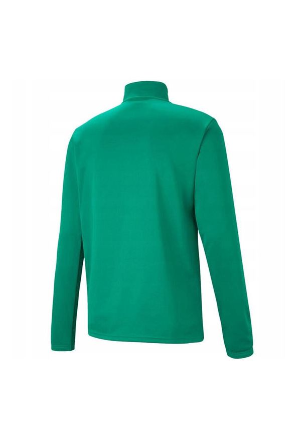Puma - Męska Bluza Team Rise. Kolor: zielony