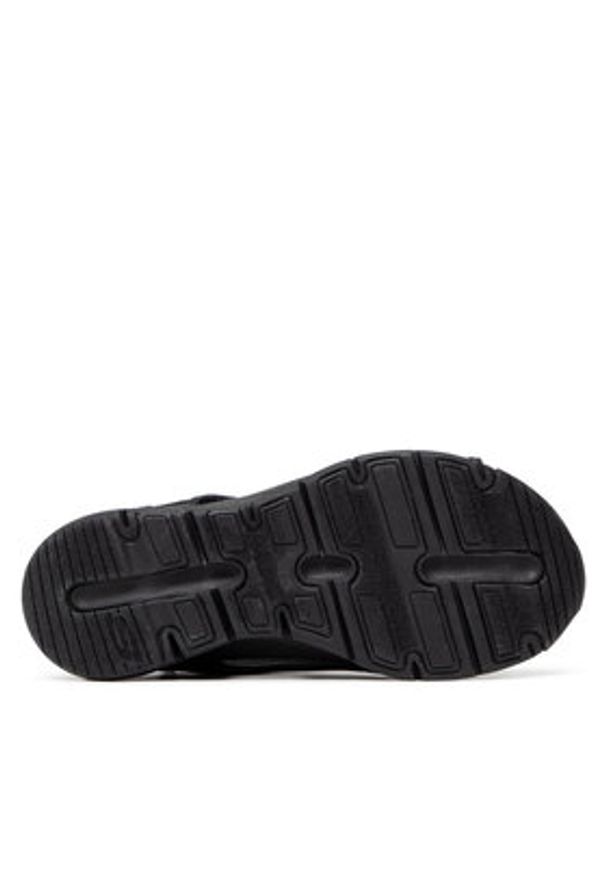 skechers - Skechers Sandały City Catch 119236/BBK Czarny. Kolor: czarny. Materiał: materiał