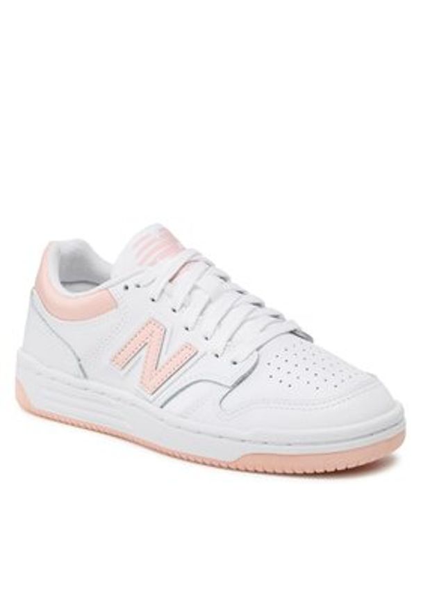 New Balance Sneakersy BB480LPH Biały. Kolor: biały. Materiał: skóra