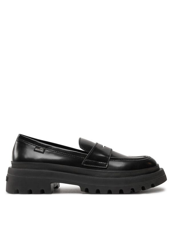 Love Moschino - Loafersy LOVE MOSCHINO. Kolor: czarny