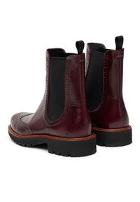 ecco - ECCO Botki 23288361291 Bordowy. Kolor: czerwony. Materiał: skóra #6