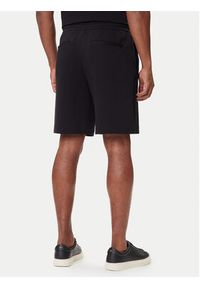 Armani Exchange Szorty sportowe XM001887 AF10818 MC004 Czarny Regular Fit. Kolor: czarny. Materiał: bawełna. Styl: sportowy