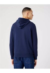Wrangler - WRANGLER ZIP THRU HOODIE MĘSKA BLUZA KAPTUR LOGO 112320253. Okazja: na co dzień, na spacer. Typ kołnierza: kaptur. Materiał: bawełna, jeans, puch. Styl: sportowy, casual, elegancki, klasyczny #4