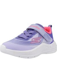 skechers - Tenisówki Skechers Model Microspec Advance Kolor Fioletowy. Kolor: fioletowy. Materiał: syntetyk, tkanina. Model: Skechers Sport. Sport: turystyka piesza