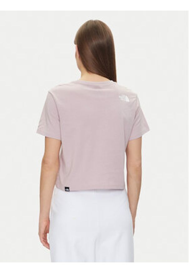 The North Face T-Shirt NF0A87U40SO1 Różowy Oversize. Kolor: różowy. Materiał: bawełna