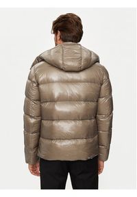 Hetrego - Hetregó Kurtka puchowa Felix 8N563 Beżowy Regular Fit. Kolor: beżowy. Materiał: syntetyk #7