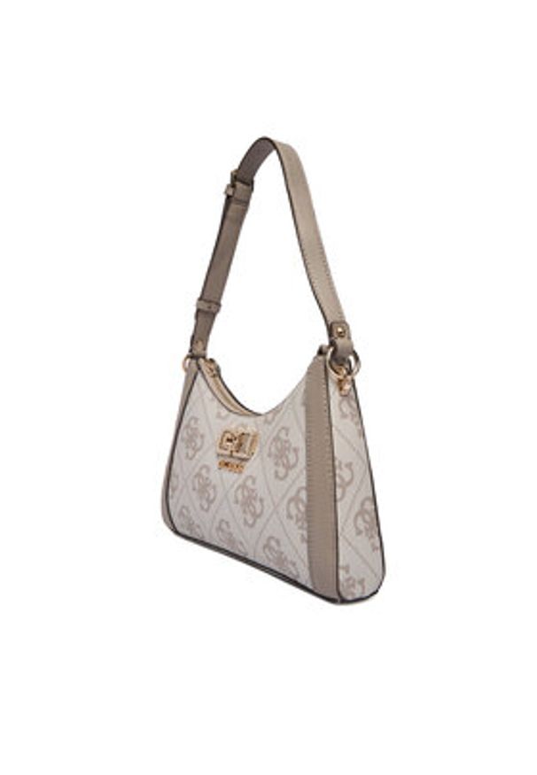 Guess Torebka Karnilla HWOS99 01180 Beżowy. Kolor: beżowy. Materiał: skórzane