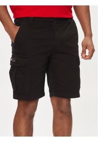 Tommy Jeans Szorty materiałowe Ethan DM0DM18809 Czarny Regular Fit. Kolor: czarny. Materiał: bawełna #1