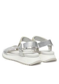 Rieker Sandały W2951-90 Srebrny. Kolor: srebrny. Materiał: skóra #2