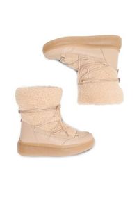 DeeZee Śniegowce MARCELE N10399 Beżowy. Kolor: beżowy. Materiał: materiał #8