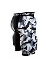 X-FACTOR - Spodenki ochronne rowerowe mtb męskie X-Factor QBI. Kolor: wielokolorowy, zielony, brązowy. Długość: krótkie. Sezon: lato. Sport: snowboard, narciarstwo #1