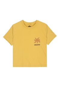 Quiksilver T-Shirt Standard EQWZT03197 Żółty Regular Fit. Kolor: żółty. Materiał: bawełna #8